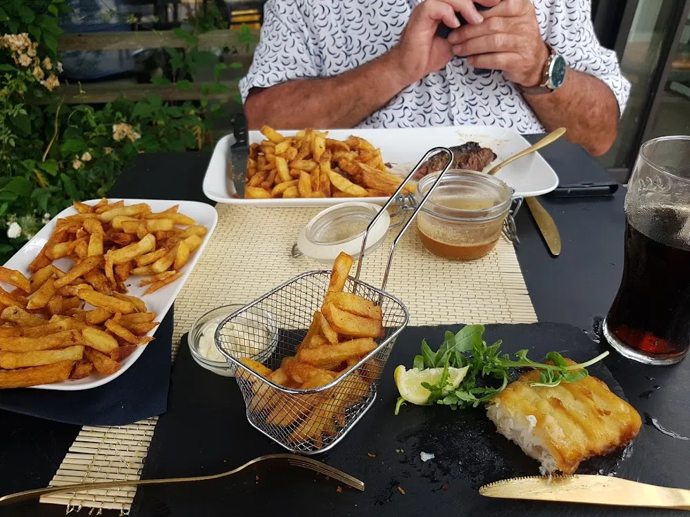 Bavette Sauce Poivre Et Mmande Façon Fish And Chips